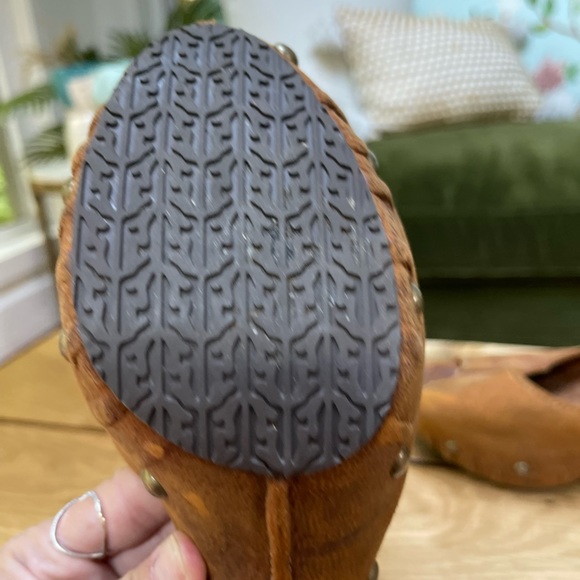 Frye Reese Slide Size 8 Distressed Brown Leather - Picture 7 of 14